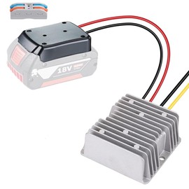 DC 18V to DC 12V Step Down Converter Aadpter for Bosch 18V Li-ion Battery for Power Wheel Inverter Buck Boost Voltage Regulator for DIY RC Toy car