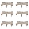 Suncast Interlocking Border Edging - Stone -Like Poly Construction for