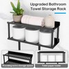 BlumWay Towel Racks for Bathroom, 31IN Bathroom Towel Storage Rack