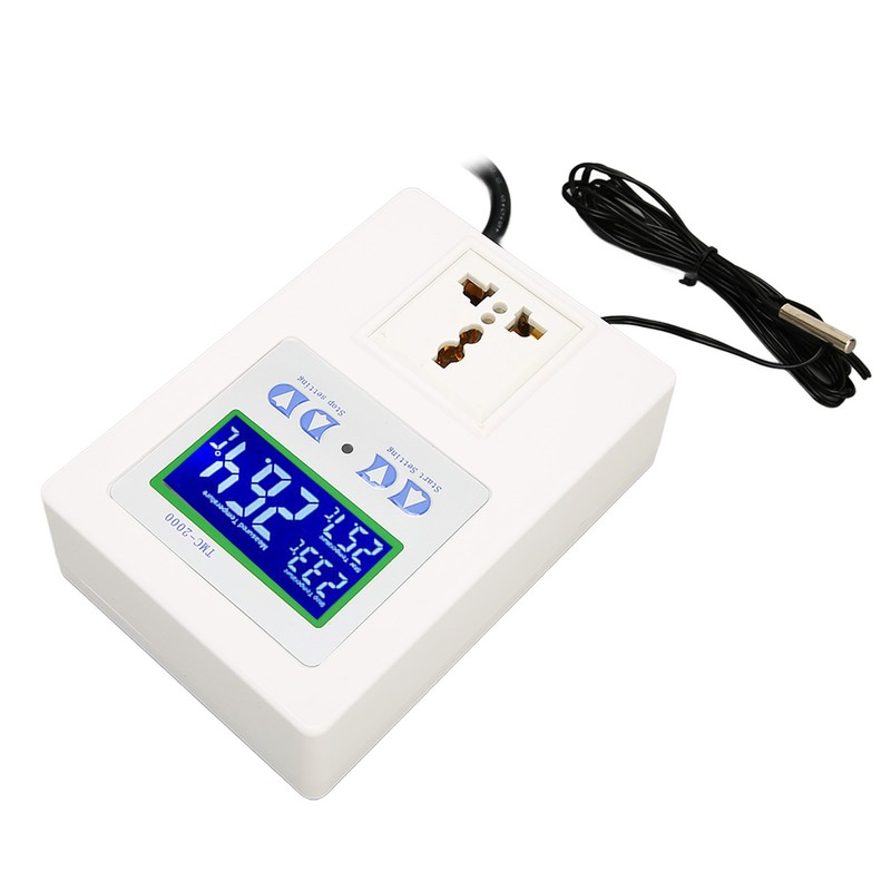 Digital Temperature Controller LCD Display Heating Cooling Thermostat Controller for
