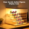 Led Acrylic Figures Display Case - Clear Action Figurine Lighted