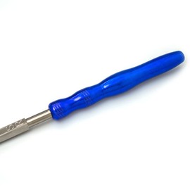 Simple Woodturning Tools - 8" Solid Aluminum Interchangeable Handle for Full Size Carbide Tipped Wood Turning Tools, Sapphire Blue, USA Made