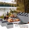 Windyun 8 Pcs 12 Bottle Wine Carrier with Reinforced Cardboard