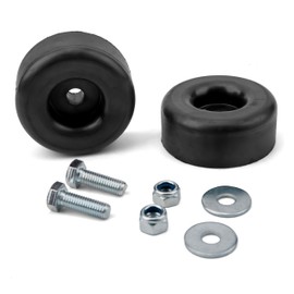 Pads Keep Place Reduce Noise with Hardware 2-Pack Anti Vibration Heavy Duty Rubber Foot Pads 2 Piece Set for Generators, Pressure Washers, Air Compressors, Pumps Thick 1 x 2.5 Inch