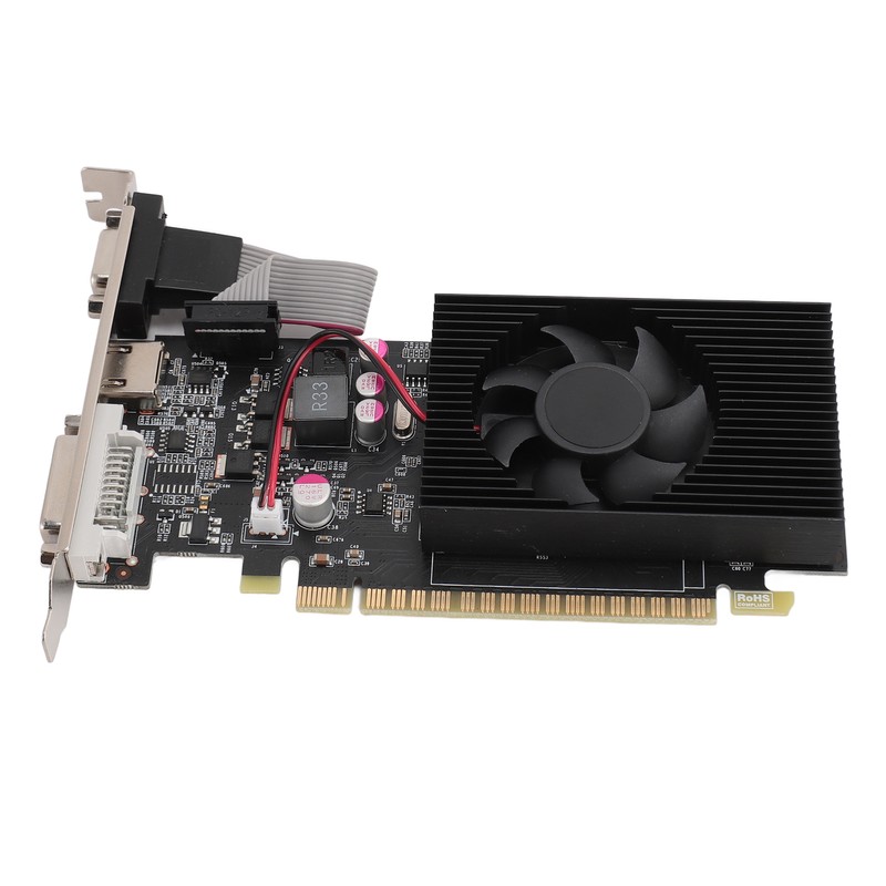GT730 4GB GDDR3 128Bit Graphics Card with Cooling Fan PCIe