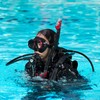 Tusa M-212 Ceos Clear Skirt Scuba Diving Mask - Cobalt