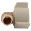 SharkBite 1/2 Inch NPSM Crimp 90 Degree Swivel Adapter Elbow,