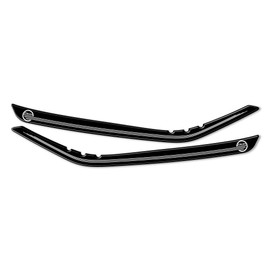 labelbike - Two Stickers Protection Handles Motorcycle - Carbon White
