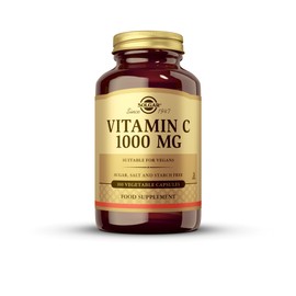 SOLGAR Solgar Vitamin C 1000 mg, 100 Vegetable Capsules - Antioxidant & Immune Support - Overall Health - Healthy Skin & Joints - Bioflavonoids Supplement - Non-GMO, Vegan, Gluten Free, Kosher - 100 Servings