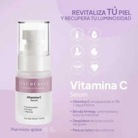 Kit Sérum Yiyi Beauty  Ácido Hialurónico  Vitamina C 60ml                                                                                             