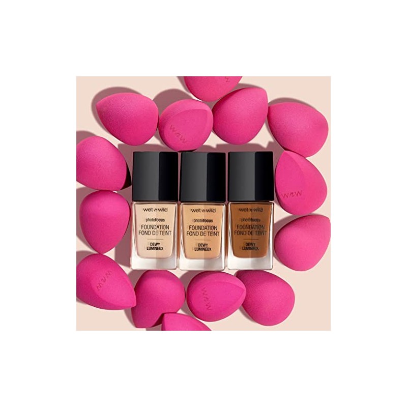 Esponja de Maquillaje para Base Líquida, Crema y Polvo, Aplicador