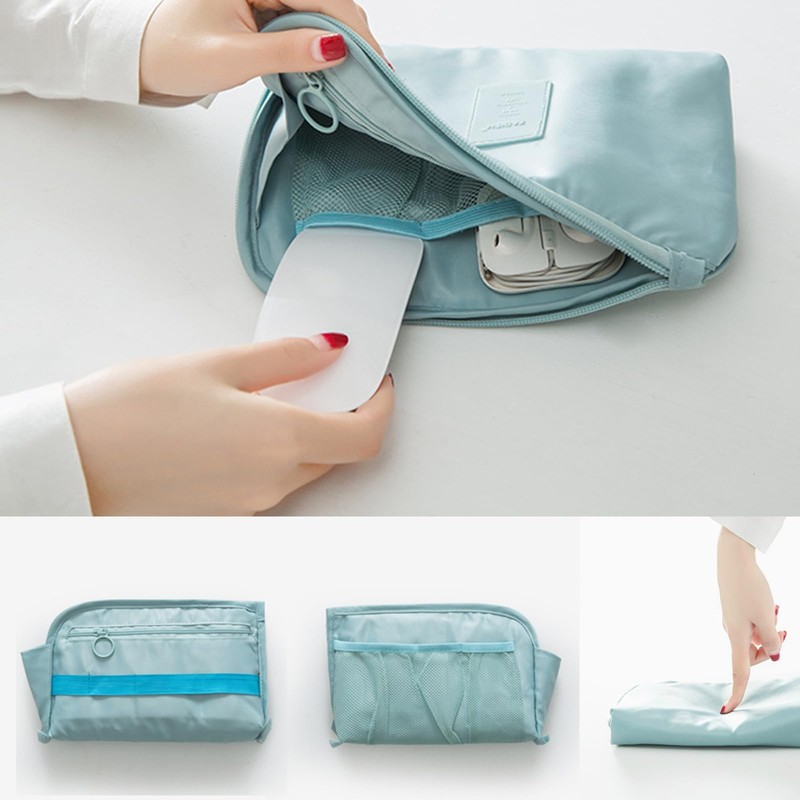 KASESSS 2 Pcs Cable Organiser Bag, Small Travel Cable Organiser,