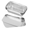 Tala 10A60133 Heavy Duty Foil Containers with Lids, Silver, 20cm