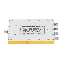 4 Way SMA Power Divider 500 To 6000MHz Small Insertion Loss High Gain SMA Microstrip Power Splitter