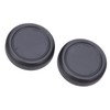 2 x ABS Plastic Lens Caps. Snap on Lens Back