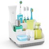 Chintu Bathroom Toothbrush Holders for Countertop - Electric Toothbrush Organizer