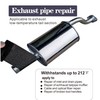 AMIZUHE Fiberglass Repair Kit Automotive Exhaust Pipe Repair Wrap 4"