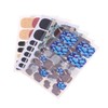 Ipetboom Nail Art Stickers Pack 6pcs Toe Nail Stickers for