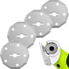 4-Pack Replacement Rotary Blades Compatible with Worx WX082L 4V ZipSnip