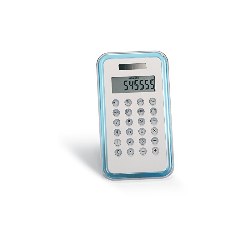 PromotionGift 8 digit calculator - transparent blue