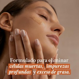 Exfoliante Facial en Gel Con Manzanilla, Caléndula, Aloe Vera y Toronja Remueve Células Muertas y Elimina Impurezas Limpieza Profunda para Todo Tipo de Piel Biune. 150 ml