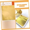 TEHAUX Edible Foil Sheets 100pcs Imitation Leaf Sheets Craft Foil