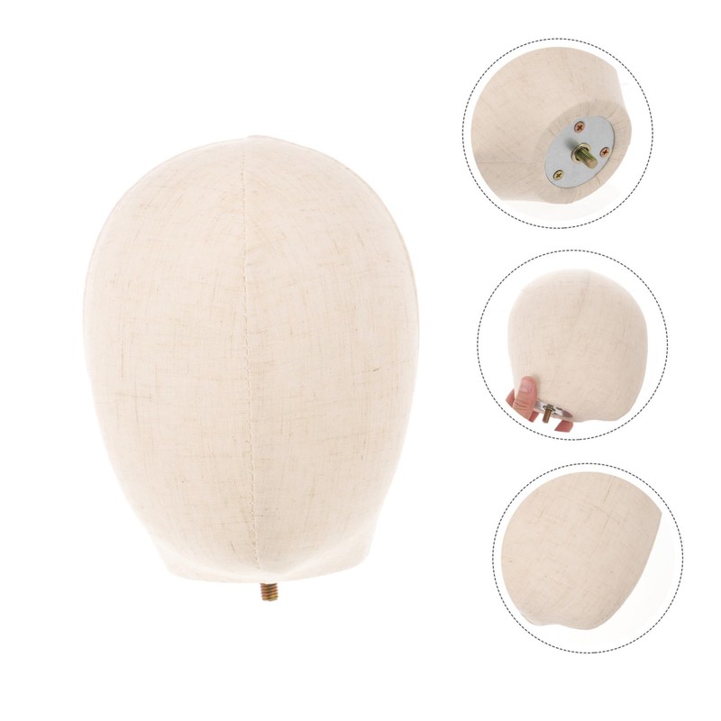 Healeved Childrens Mannequin Head Stand for Hat Display Small Diameter