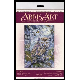 Abris Art Cross-stitch kit Owls AH-032
