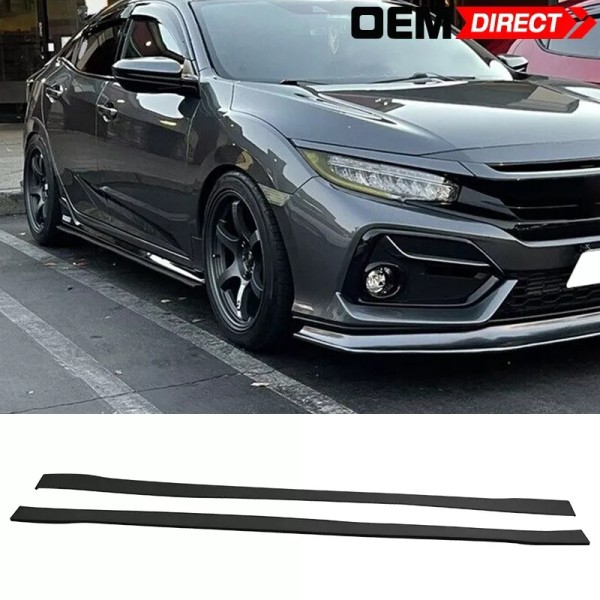 OEMDIRECT Fits 97-01 Honda Prelude Side Skirts Extensions Rocker Bottom