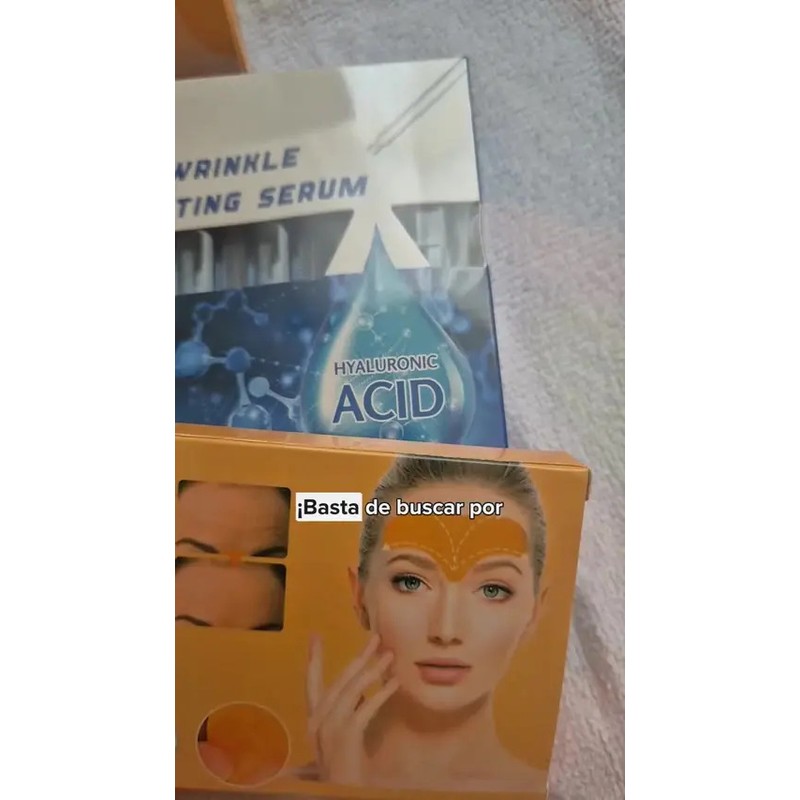 Ácido Hialurónico Facial Parches Hidratantes Frente Kit