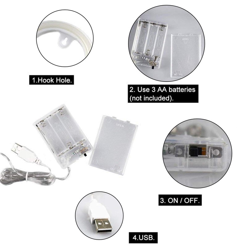 26 Alphabet Letter Lights Pink Letters Neon Lights Battery/USB Operated