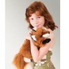 Folkmanis Small Red Fox Hand Puppet, Red, White, Black
