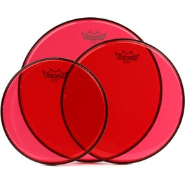 Remo Emperor Colortone Red 3-piece Tom Pack - 10/12/14 inch