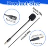 Replacement Microphone 3.5mm Detachable Boom Mic for Headset, Perfect for