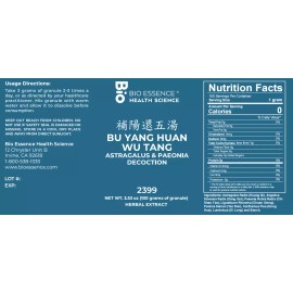 Bio Essence Health Sicecce 2399 Bu Yang Huan Wu Tang/Astragalu