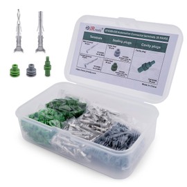 JRready ST6380-030 WeatherPack Connector Pin and Sockets 30 Pairs, Automotive Electrical Connectors Male&Female Pin 18-14AWG,Teminal 12124582/12124580