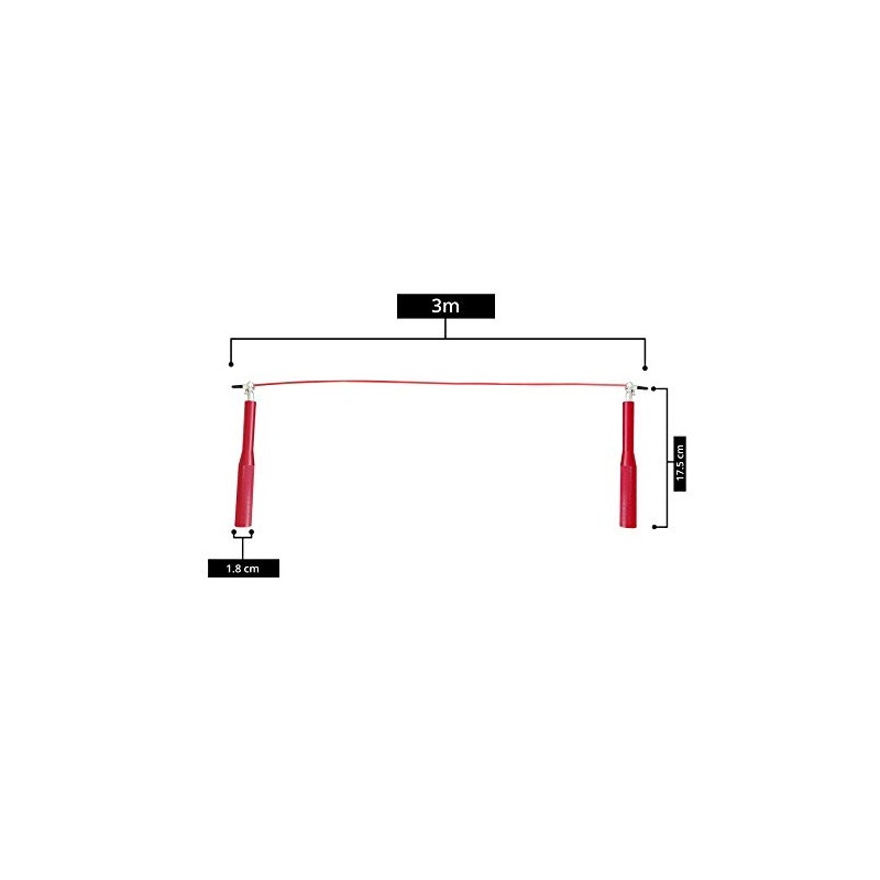 Tayga Cuerda de Salto metálica para Entrenamiento Funcional