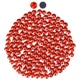YHMQ DU 1440 Pcs Rhinestones, Hotfix Glitter Stones, Orange, SS6, Mini, 2 mm, for Crafts (SS6, Orange)