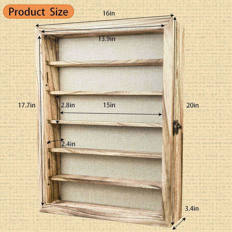 Houstimi Original Wood Shadow Box Frame 16x20 Shadow Box with