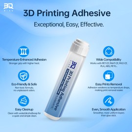 BIQU 2 Pack 3D Printer Adhesive Glue for CryoGrip/PEI Build Plate, Printer Glue Comparable Performance to Bambu-Lab Adhesive with Strong Adhesion, No Residue, for PLA/PETG/ABS/TPU/PET Filaments-60mL