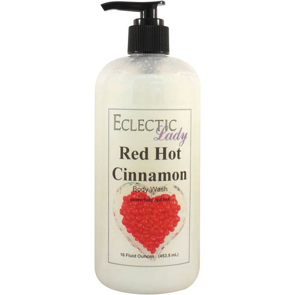 Red Hot Cinnamon Body Wash by Eclectic Lady, 16 ounces