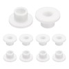 sourcing map 10pcs Flanged Sleeve Bearings Plastic Bushings ID 9mm