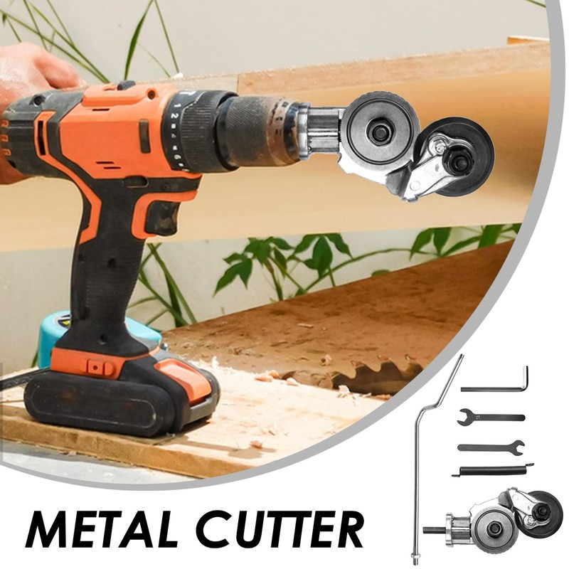 Electric Drill Plate Cutter | Metal Plate Cutter,Multi Purpose Ergonomic