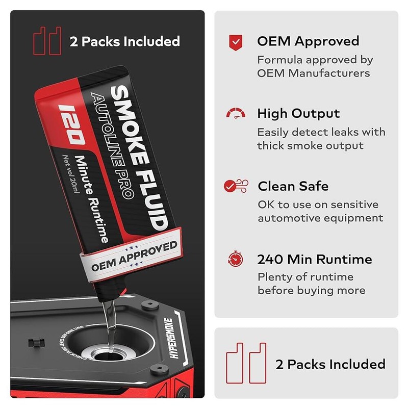 autoline pro hypersmoke 자동차 연막기 evap 내장 압력 압축기 u2013