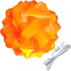(40 centimeters, Orange) - Lightingsky Ceiling Pendant DIY IQ Jigsaw
