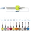 Saipor PCB Drill Bit Set Carbide CNC Cutter Bits PCB