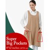 APRONNER Cozy Adjustable Cross Back Aprons for Women with Pockets