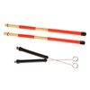 Drum Brush Bamboo Stick Set Soft Handle Easy to Play