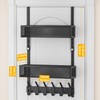LUCYCAZ Adjustable Over The Door Hooks Organizer, Over The Door