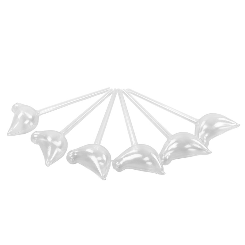 6Pcs Bird Shaped Plant Waterer Automatic Glass Bird Shape Design